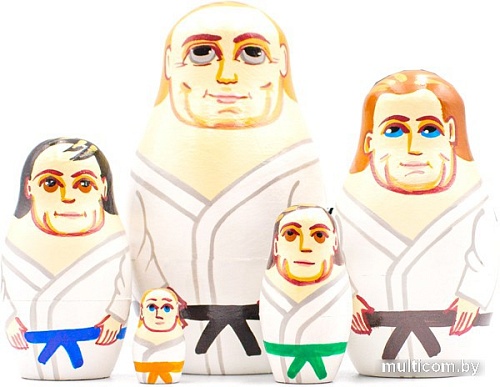 Развивающая игра Брестская Матрешка Боевые искусства (набор 5 шт)