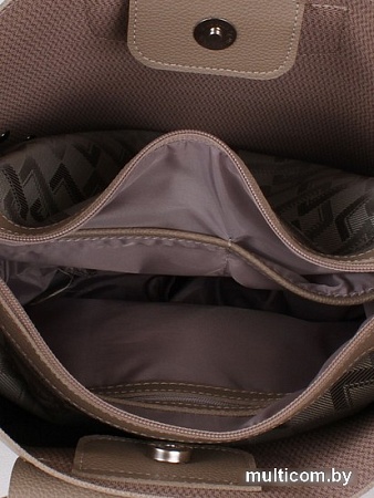 Женская сумка Медведково 21с0839-к14 (бежевый/коричневый)