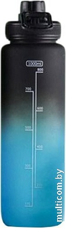 Бутылка для воды Sundays Life (1л, голубой)