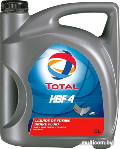 Тормозная жидкость Total HBF 4 DOT4 5л