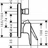 Смеситель Hansgrohe Talis E 71745670 (черный матовый)