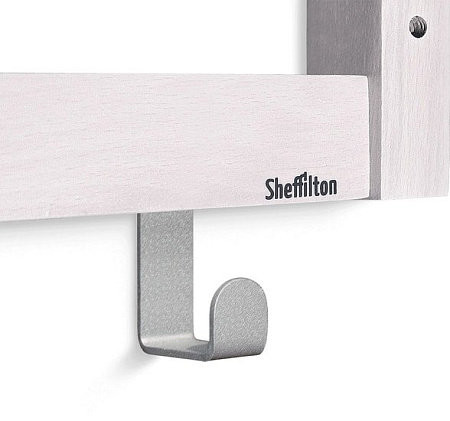 Вешалка для одежды Sheffilton Альберто SHT-WH4 933035 (беленый/алюминий металлик)