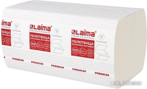 Бумажные полотенца Laima Premium 126095 (белый)