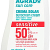 Крем солнцезащитный Agrado для чувствительной кожи SPF50+ (250 мл)