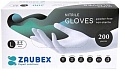 Виниловые перчатки Zaubex 9122532 (L, 200 шт)