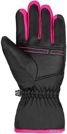 Горнолыжные перчатки Reusch Alan Junior 6361115-7003 (р-р 5.5, Blck/Blck/Pink Glo)