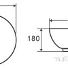 Умывальник D&amp;K Matrix DT1390516 (белый)