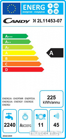 Посудомоечная машина Candy CDI 2L11453-07