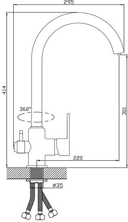 Смеситель Diadonna D80-446113