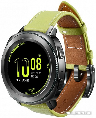 Ремешок Samsung Classic Leather для Galaxy Watch 42mm/Gear Sport (зеленый)