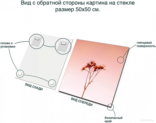 Картина Stamprint Ветка 1 SP017 (50x50)