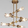 Подвесная люстра Евросвет 60166/8 (латунь)