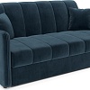 Диван Мебель-АРС аккордеон Давос НПБ 155x200 см M2-114-11 (темно-синий Luna 034)