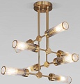 Подвесная люстра Евросвет 60166/8 (латунь)