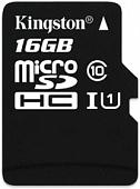 Карта памяти Kingston microSDHC (Class 10) U1 16GB [SDCIT/16GBSP]