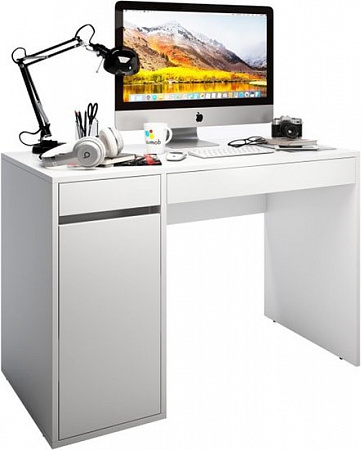 Письменный стол Domus СП004 (белый, левый)