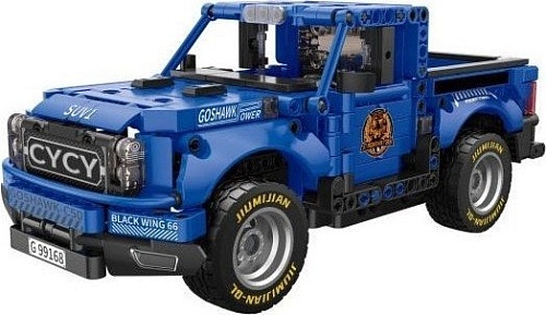 Конструктор Zhe Gao GZ6231 Гоночный пикап Goshawk-C50