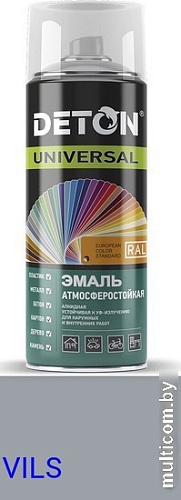 Эмаль Deton Universal Алкидная атмосферостойкая RAL 7040 0.52 л (серый)