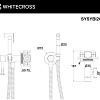 Гигиенический душ Whitecross SYSYBI2GLB (брашированное золото)
