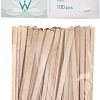 Шпатель деревянный ItalWax для воска D000211 (100 шт)