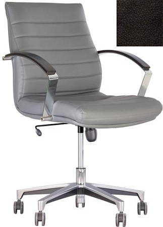 Кресло Nowy Styl IRIS steel LB Tilt ECO-30 (черный)