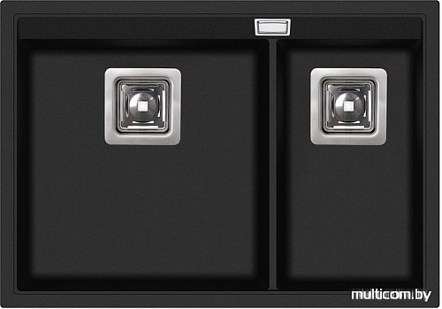 Кухонная мойка Aquasanita Delicia SQD150AW (black metallic 601)