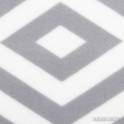 Плед Экономь и Я Ромбы серые 7548474 (150x130, серый)