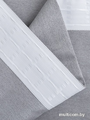 Штора Ника Зварико блэкаут 888250-03 2x2.5 м (светло-серый)