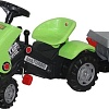 Педальная машинка Полесье Каталка-трактор с педалями Turbo-2 с полуприцепом [52742]
