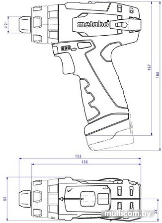 Ударная дрель-шуруповерт Metabo Powermaxx SB Basic 600385500 (с 2-мя АКБ, кейс)