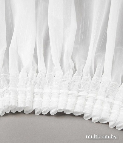 Тюль Legrand Кристи 5x2.8 м 58128665 с утяжелителем (белый)