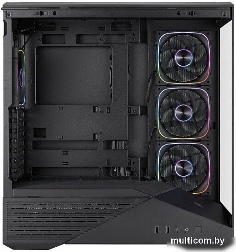 Корпус 1stPlayer GM7 ARGB GM7-BK-3FN7R-1FN7 (черный)