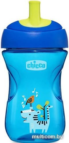 Поильник Chicco Advanced Cup Тигр 00006941210180 (266 мл, синий)