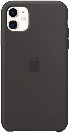 Чехол Apple Silicone Case для iPhone 11 (черный)