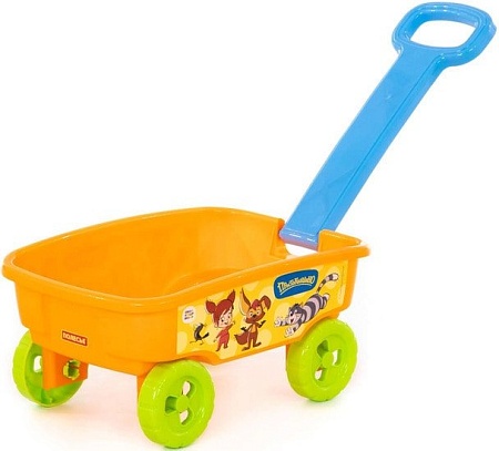 Тачка игрушечная Полесье №3 с ручкой 84279