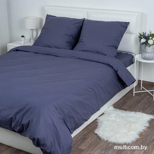 Постельное белье Миланика Фиалка 200x217 (поплин г/к)