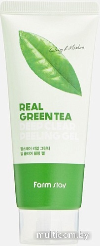 FarmStay Пилинг для лица Отшелушивающий с экстрактом зеленого чая 100 мл