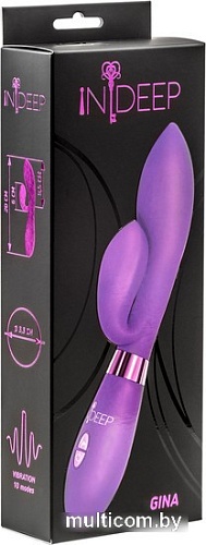 Вибратор Indeep Gina (фиолетовый)