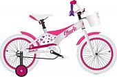 Детский велосипед Stark Tanuki 18 Girl 2021 (белый/розовый)