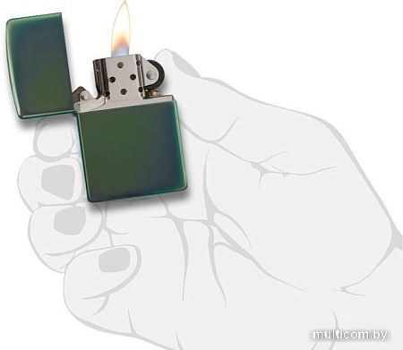 Зажигалка Zippo High Polish Green 28129-000003