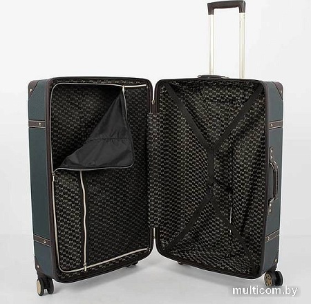 Чемодан-спиннер Francesco Molinary 336-0193/3-28 (зеленый)