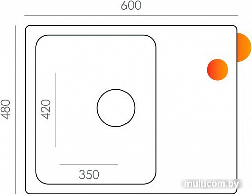 Кухонная мойка Quartz Bond 600 (лен)