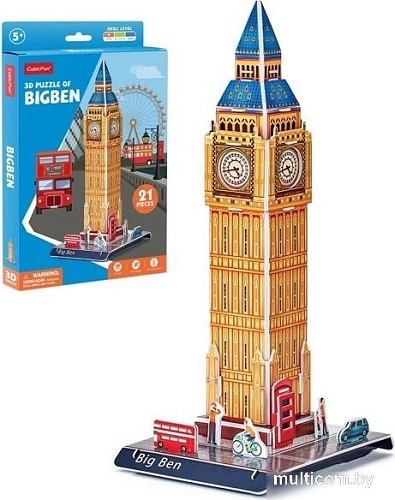 Конструктор CubicFun Биг-Бен E1625h (21 эл)