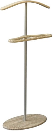 Стойка для одежды Мебелик Костюмная Дэви 3 (металлик/дуб сонома)