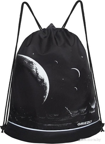 Мешок для обуви Grizzly OM-51-116 (черный)