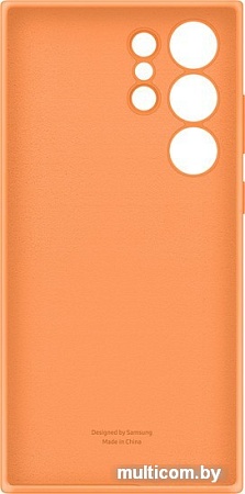 Чехол для телефона Samsung Silicone Case S23 Ultra (оранжевый)