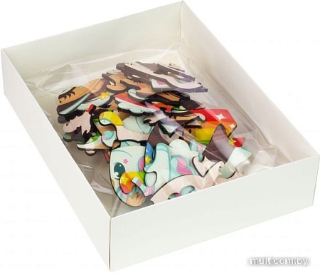 Мозаика/пазл WoodLand Toys Кукла с единорогом 147210