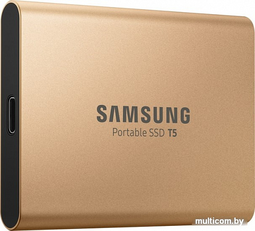 Внешний накопитель Samsung T5 500GB (розовое золото)