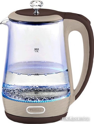 Электрический чайник KELLI KL-1404 (кофейный)