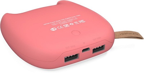 Портативное зарядное устройство Hiper ZOO 7500 Bubble Gum